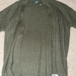 Army Green Cardigan
